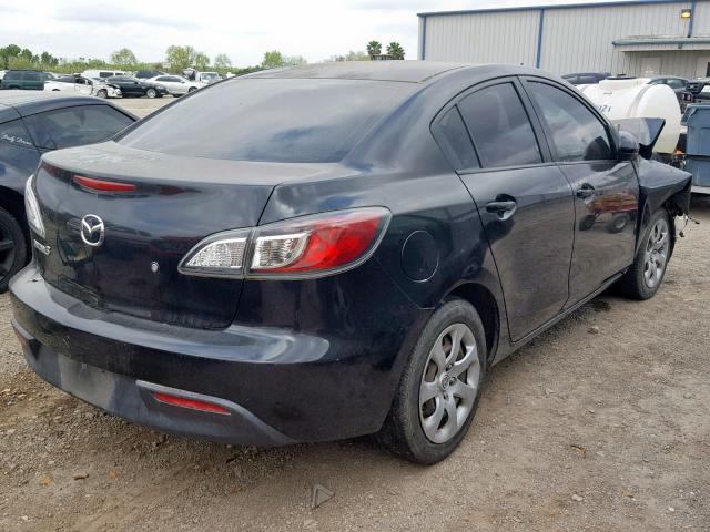 JM1BL1UF0B1427020 - 2011 MAZDA 3 I BLACK photo 4