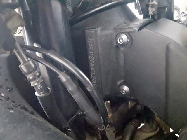 JYARJ12Y96A002308 - 2006 YAMAHA YZFR6 C BLACK photo 10