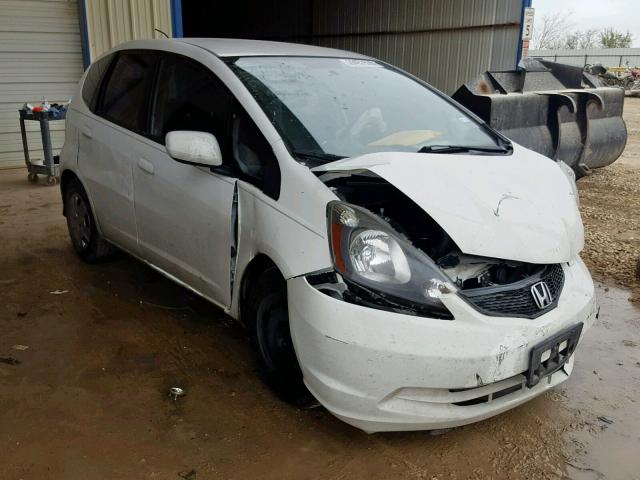 JHMGE8H35DC078063 - 2013 HONDA FIT WHITE photo 1