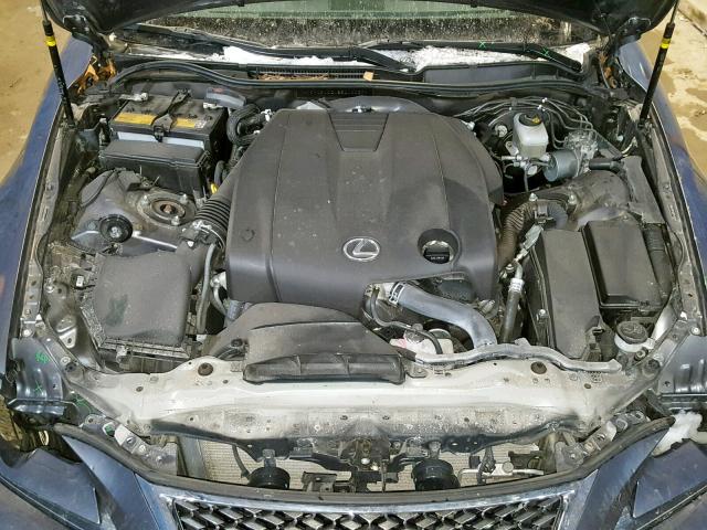 JTHCF1D2XE5014039 - 2014 LEXUS IS 250 GRAY photo 7