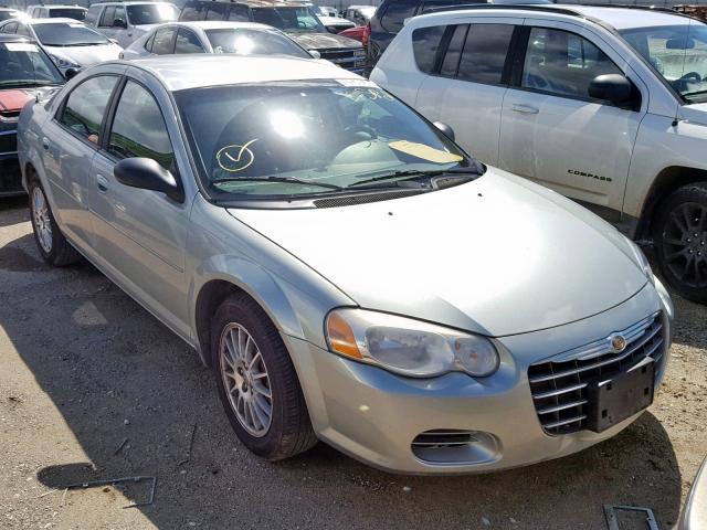 1C3EL46X24N301178 - 2004 CHRYSLER SEBRING LX SILVER photo 1