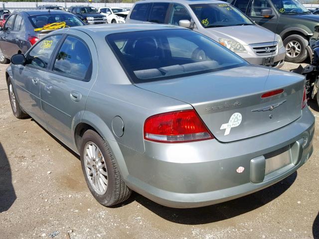 1C3EL46X24N301178 - 2004 CHRYSLER SEBRING LX SILVER photo 3