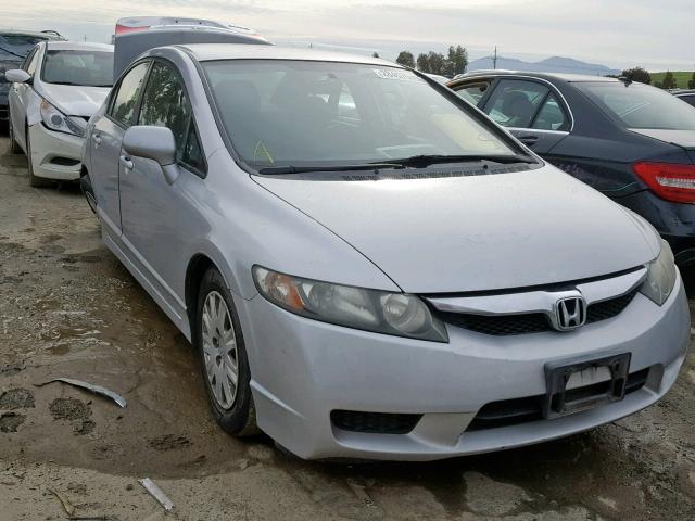 1HGFA46599L001016 - 2009 HONDA CIVIC GX SILVER photo 1