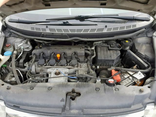 1HGFA46599L001016 - 2009 HONDA CIVIC GX SILVER photo 7