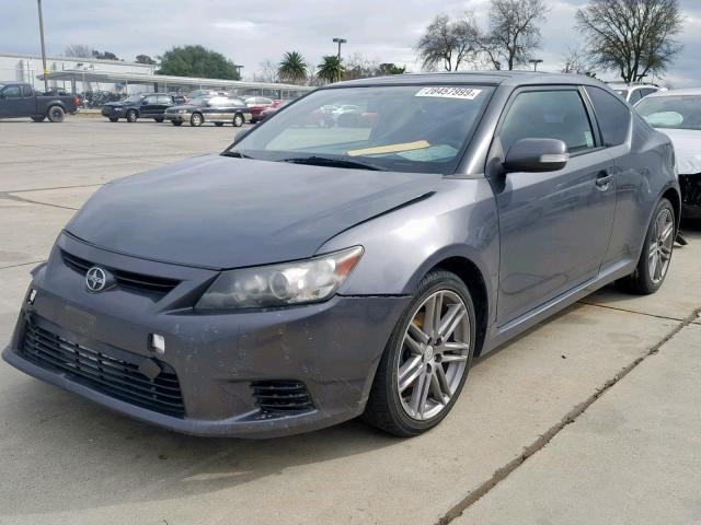 JTKJF5C7XB3009145 - 2011 TOYOTA SCION TC ნაცრისფერი ფოტო 2