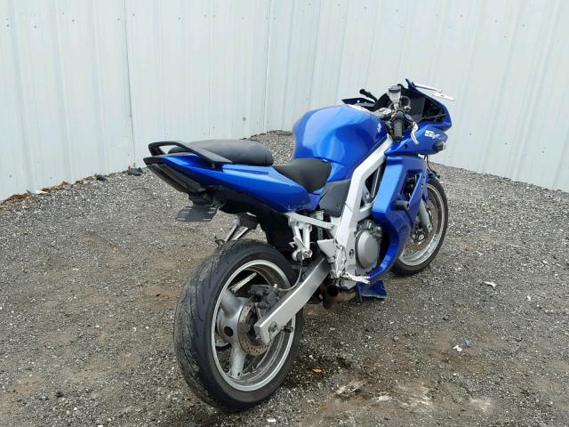 JS1VP53A542102403 - 2004 SUZUKI SV650 BLUE photo 4