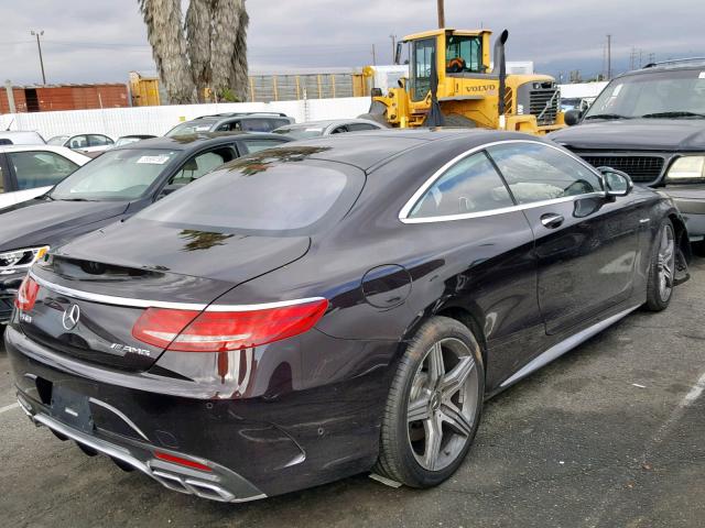 WDDXJ7JB2FA008677 - 2015 MERCEDES-BENZ S 63 AMG BLACK photo 4