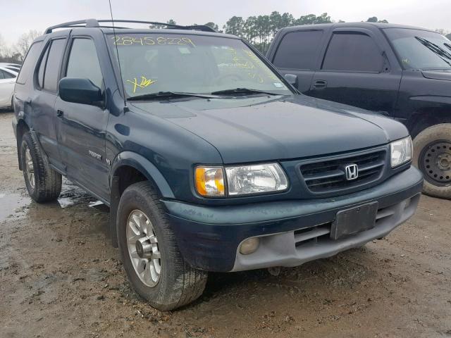 4S6CK58W714407520 - 2001 HONDA PASSPORT E GREEN photo 1