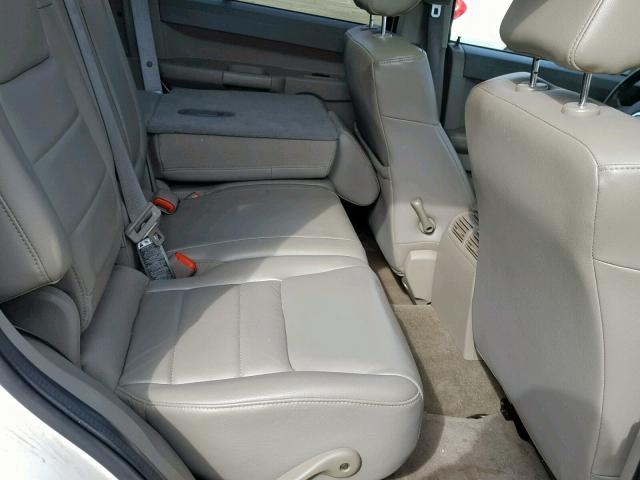 1J8HG48N76C307851 - 2006 JEEP COMMANDER WHITE photo 6