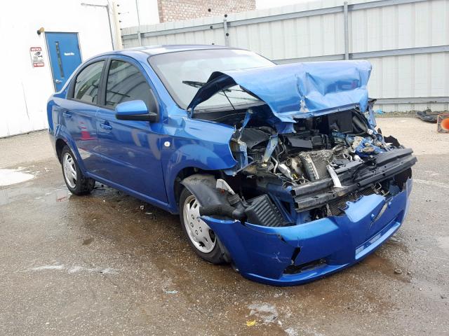 KL1TD56627B068493 - 2007 CHEVROLET AVEO BASE ლურჯი ფოტო 1