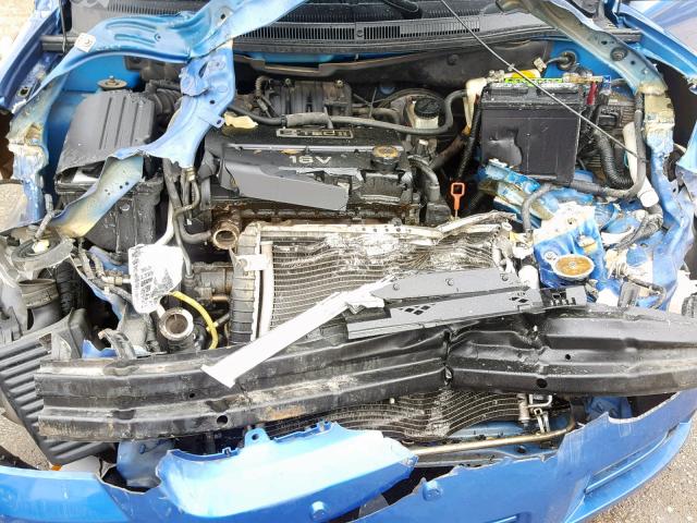 KL1TD56627B068493 - 2007 CHEVROLET AVEO BASE ლურჯი ფოტო 7