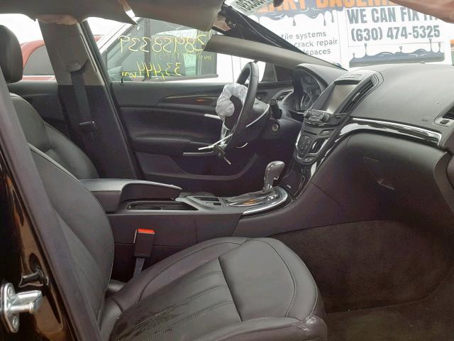 2G4GK5EX4G9117703 - 2016 BUICK REGAL BLACK photo 5