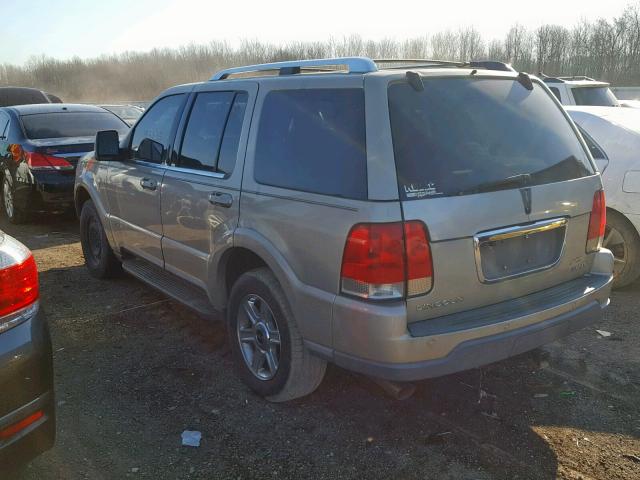 5LMEU68H35ZJ18241 - 2005 LINCOLN AVIATOR 金色 照片 3