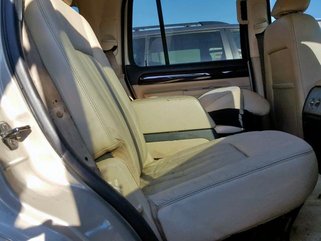 5LMEU68H35ZJ18241 - 2005 LINCOLN AVIATOR 金色 照片 6