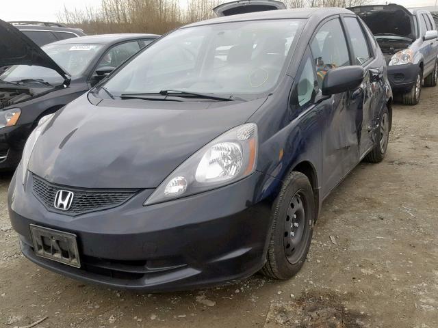 JHMGE8H39BS011033 - 2011 HONDA FIT BLACK photo 2