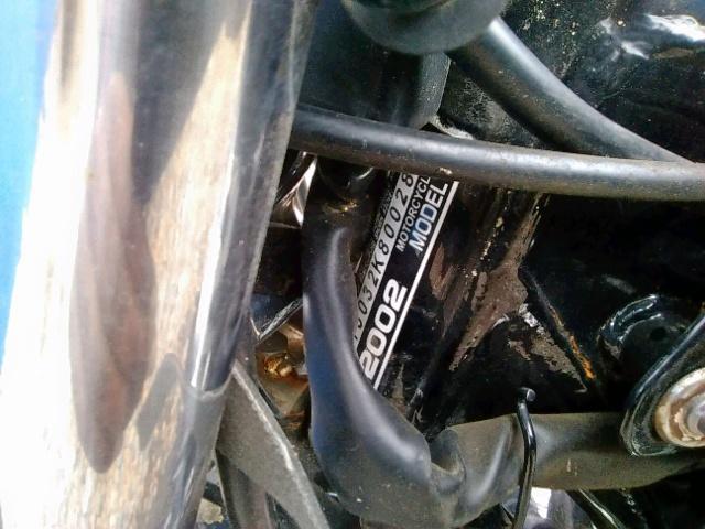 JH2MC13032K800283 - 2002 HONDA CMX250 C BLACK photo 10