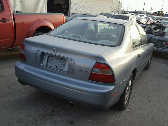 1HGCD5611RA076446 - 1994 HONDA ACCORD DX BLUE photo 4