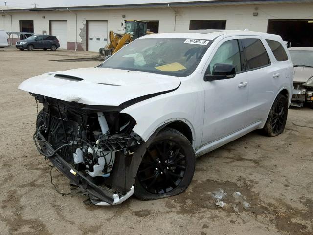 1C4SDJCT8JC496965 - 2018 DODGE DURANGO R/ WHITE photo 2