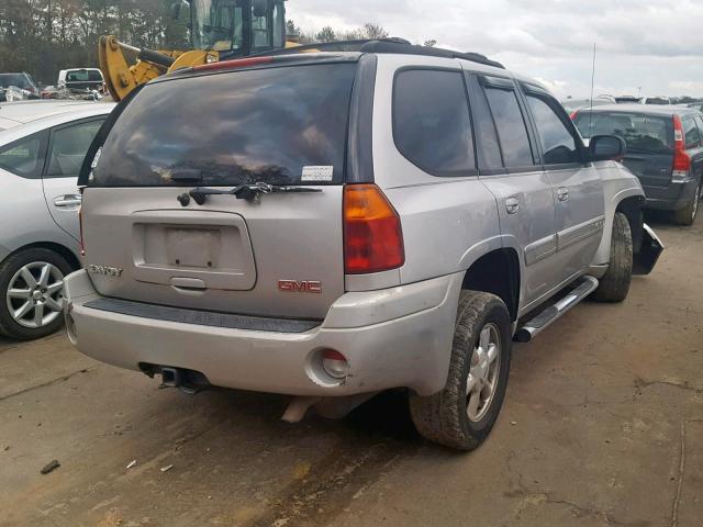 1GKDS13S942303744 - 2004 GMC ENVOY SILVER photo 4