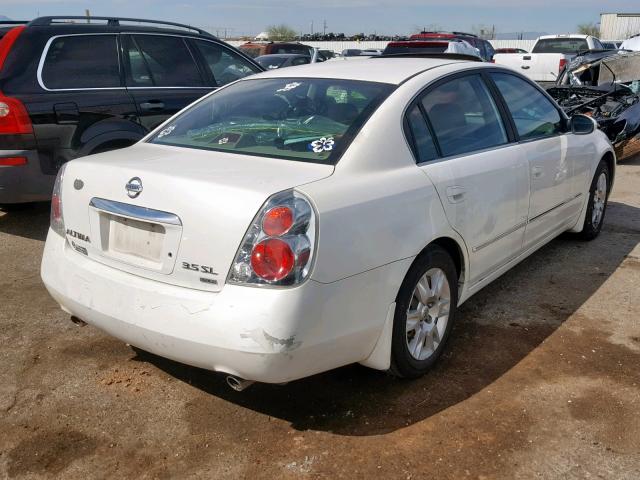 1N4BL11E95C121556 - 2005 NISSAN ALTIMA SE WHITE photo 4