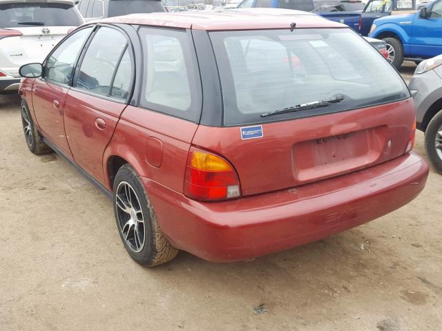 1G8ZK8278XZ319205 - 1999 SATURN SW2 RED photo 3