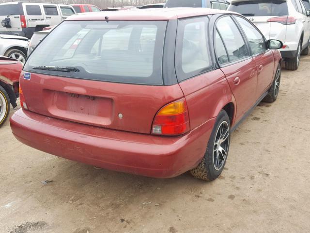 1G8ZK8278XZ319205 - 1999 SATURN SW2 RED photo 4