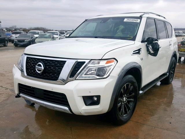 JN8AY2NF2J9331833 - 2018 NISSAN ARMADA PLA WHITE photo 2