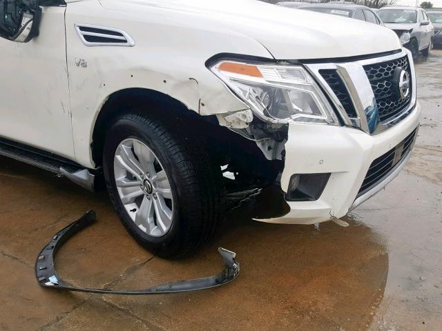 JN8AY2NF2J9331833 - 2018 NISSAN ARMADA PLA WHITE photo 9