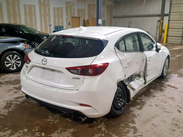 JM1BN1M31H1140956 - 2017 MAZDA 3 GRAND TO WHITE photo 4