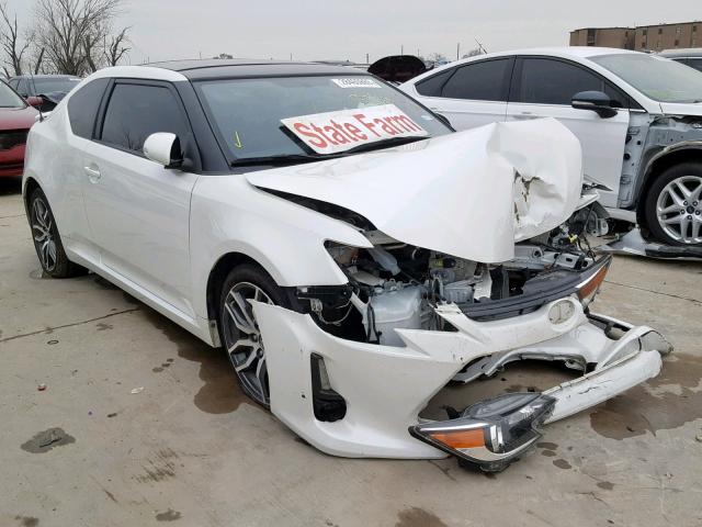 JTKJF5C74F3090214 - 2015 TOYOTA SCION TC WHITE photo 1