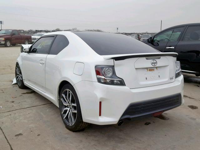 JTKJF5C74F3090214 - 2015 TOYOTA SCION TC WHITE photo 3