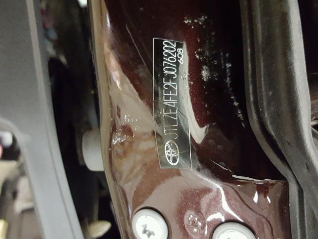 JTLZE4FE2FJ076202 - 2015 TOYOTA SCION XB 紫色 照片 10