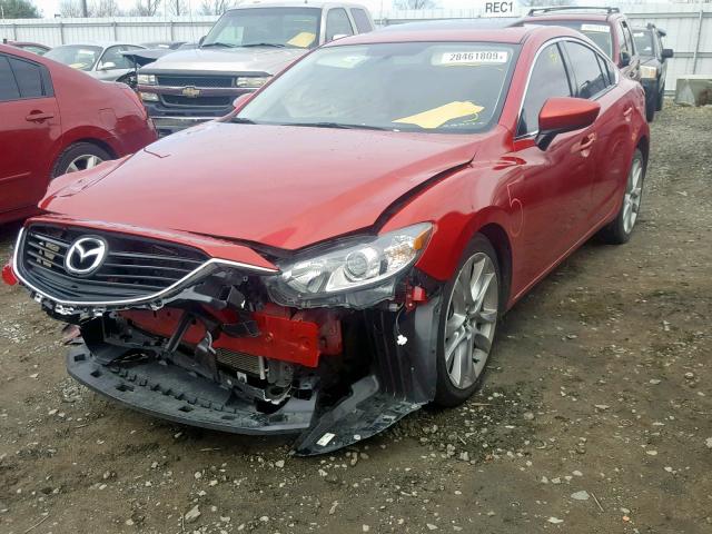 JM1GJ1V53G1434424 - 2016 MAZDA 6 TOURING RED photo 2