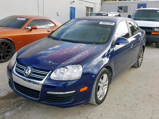 3VWRF71K67M131095 - 2007 VOLKSWAGEN JETTA 2.5 BLUE photo 2