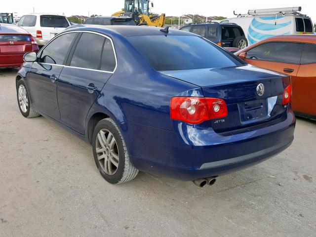 3VWRF71K67M131095 - 2007 VOLKSWAGEN JETTA 2.5 BLUE photo 3