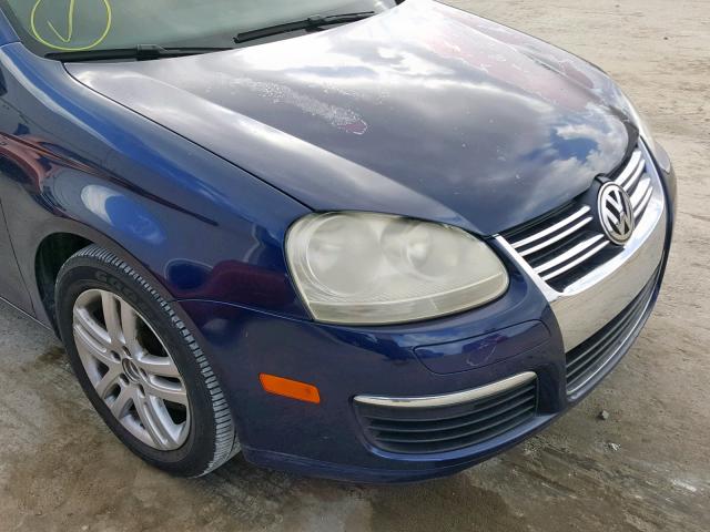 3VWRF71K67M131095 - 2007 VOLKSWAGEN JETTA 2.5 BLUE photo 9