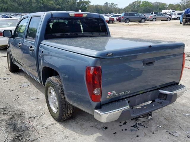 1GCCS136X68248781 - 2006 CHEVROLET COLORADO BLUE photo 3