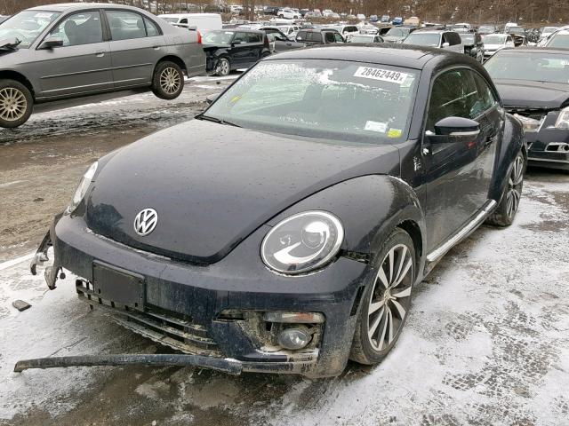 3VW4T7AT2DM671065 - 2013 VOLKSWAGEN BEETLE TUR BLACK photo 2