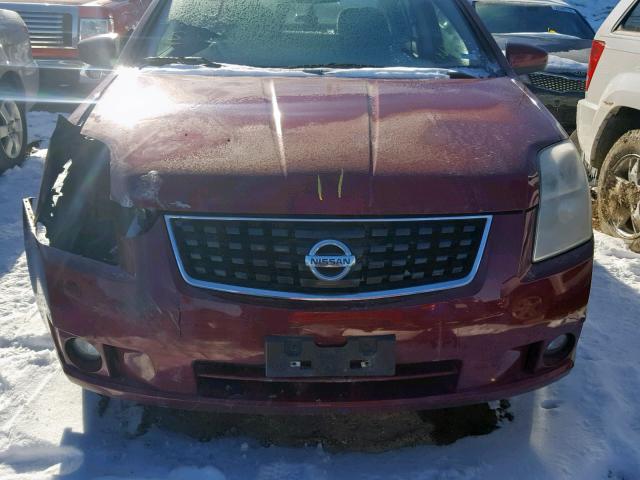 3N1AB61E18L756157 - 2008 NISSAN SENTRA 2.0 RED photo 7