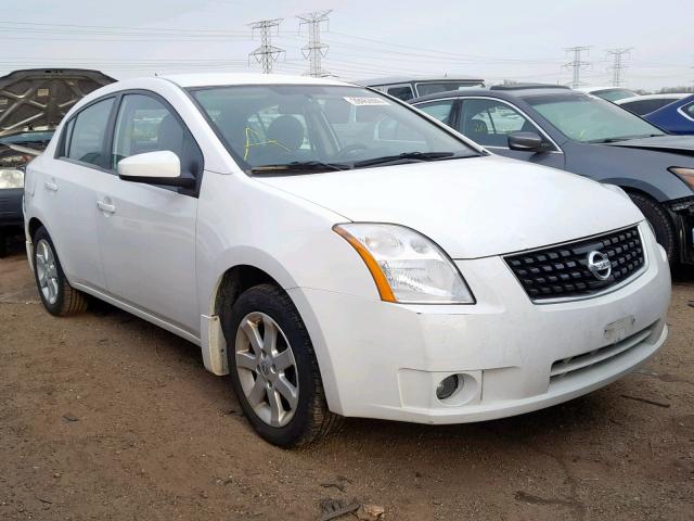 3N1AB61E28L765157 - 2008 NISSAN SENTRA 2.0 WHITE photo 1