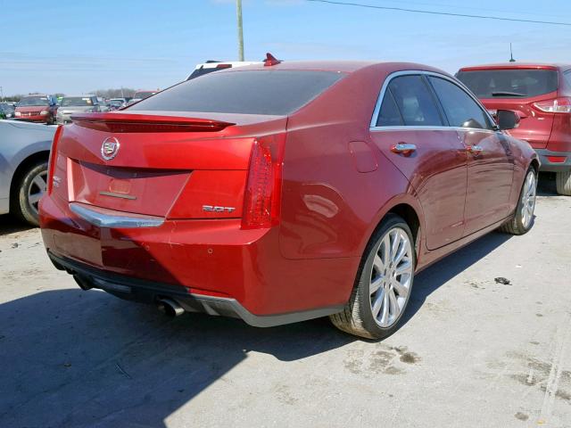 1G6AB5SX7E0169674 - 2014 CADILLAC ATS LUXURY RED photo 4