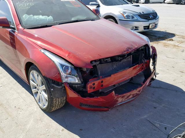 1G6AB5SX7E0169674 - 2014 CADILLAC ATS LUXURY RED photo 9