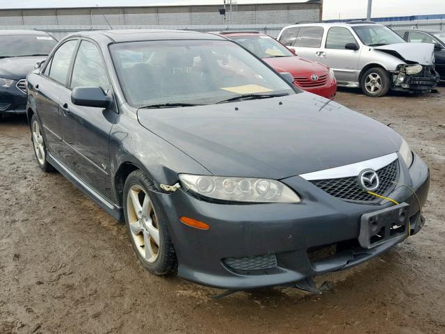 1YVHP80D745N79152 - 2004 MAZDA 6 S GRAY photo 1