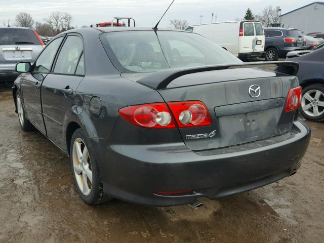 1YVHP80D745N79152 - 2004 MAZDA 6 S GRAY photo 3