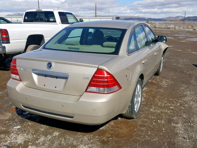 1MEHM41185G603300 - 2005 MERCURY MONTEGO LU TAN photo 4