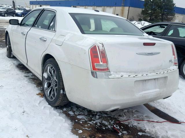 2C3CCAET7DH545793 - 2013 CHRYSLER 300C WHITE photo 3