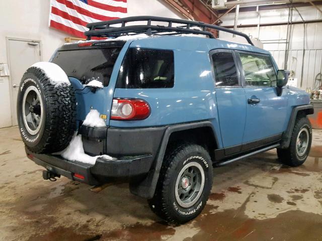 JTEBU4BF3EK194133 - 2014 TOYOTA FJ CRUISER BLUE photo 4