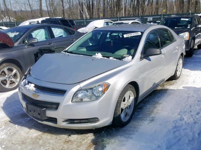 1G1ZB5E03CF242783 - 2012 CHEVROLET MALIBU LS ვერცხლისფერი ფოტო 2