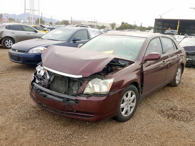 4T1BK36B46U121818 - 2006 TOYOTA AVALON BURGUNDY photo 2