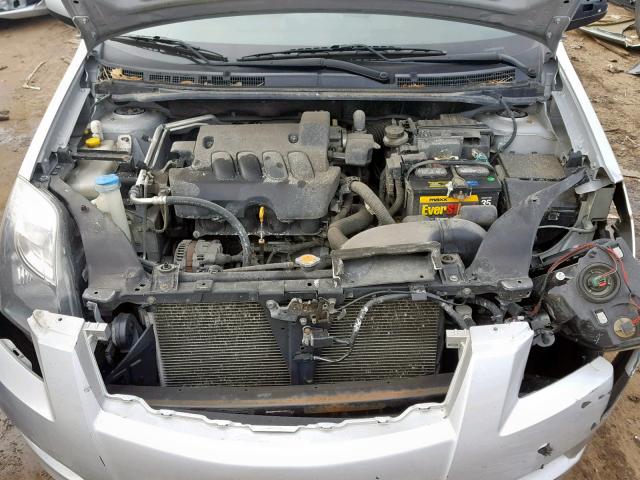 3N1AB6APXAL634274 - 2010 NISSAN SENTRA 2.0 SILVER photo 7